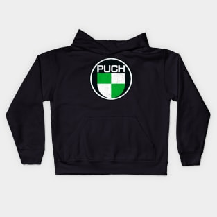 Puch Motorcycles / Faded Vintage Style Kids Hoodie